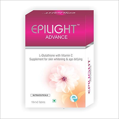 Epilight Advance L- Glutathione with Vitamin C skin lightening tablets